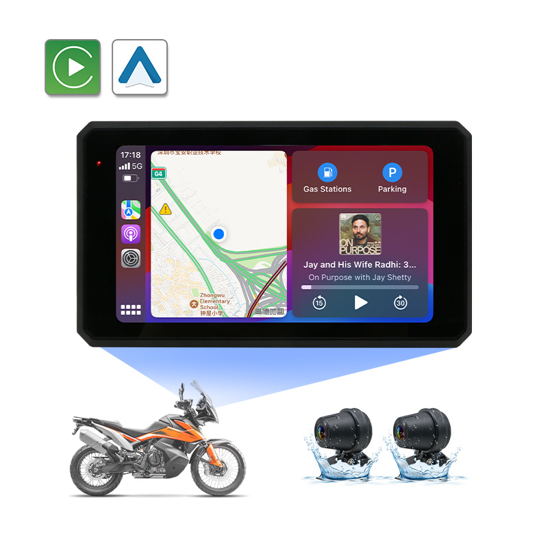 BW-M55 5 Inch Motorcycle Carplay