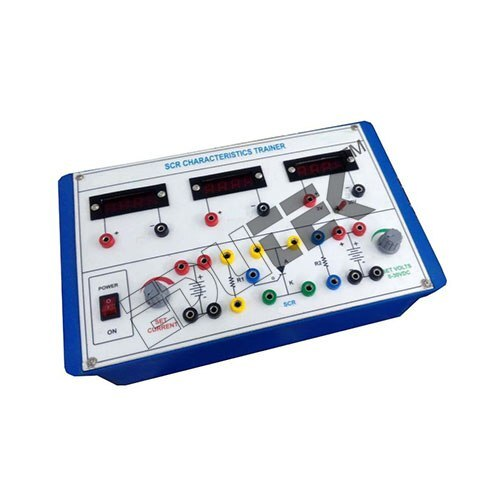 SCR CHARACTERISTICS APPARATUS WITH ALUMINUM PANEL & DIGITAL PANEL METERS
