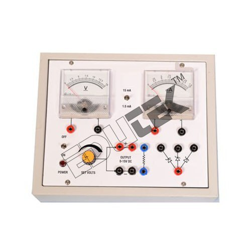 PHOTODIODE CHARACTERISTICS APPARATUS WITH ALUMINUM PANEL & SQUARE METERS