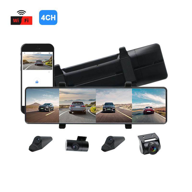 Bw-D129 11.26 Inch Full Screen Rear View Mirror Camera - Feature: Waterproof