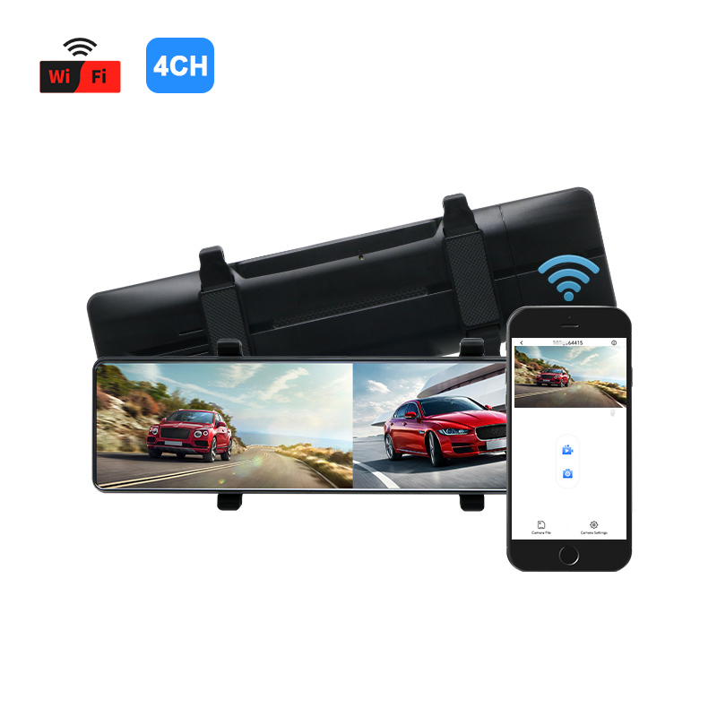 Bw-d129 11.26 Inch Full Screen Rear View Mirror Camera - Feature: Waterproof