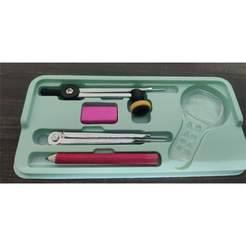 Geometry Pencil Box Jali - Color: Multiple