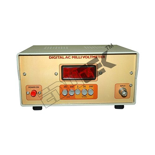 Digital Ac Millivoltmeter - Application: Engineering Electronics Equipments