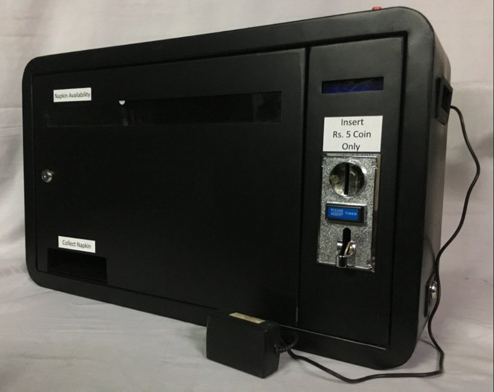 Wall Mounted Sanitary Napkin Vending Machine - Material: Stainless Steel