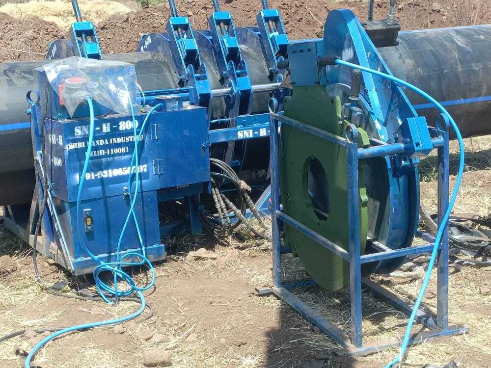 Sni-H-800 Hdpe Pipe Jointing Machine - Color: Blue