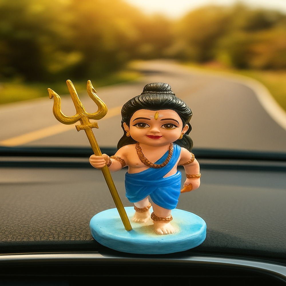 small shiv ji with trishul