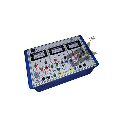 TRIAC CHARACTERISTICS APPARATUS WITH ALUMINUM PANEL & SQUARE METERS