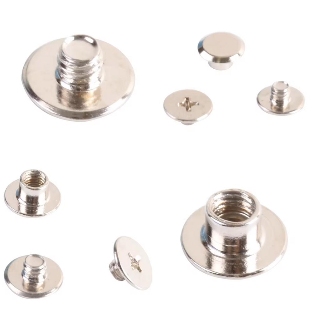 Alloy Hollow Rivets, Suitable For Diy Leather Craft Belts - Hardness: Rigid