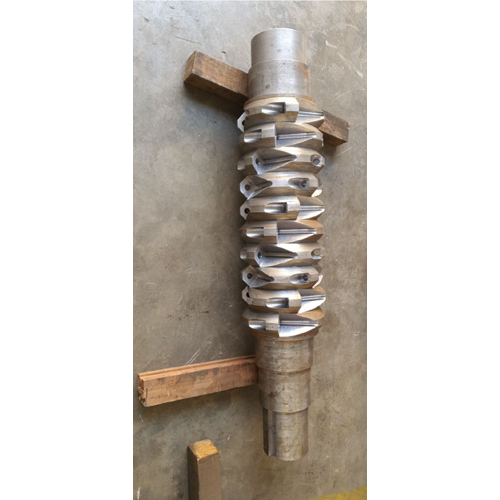 Carbon Steel Alloy Cnc Machined Single Shaft Shredder Rotor Shaft - Application: Industrial