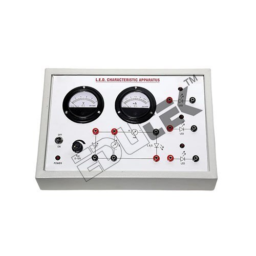 LED CHARACTERISTICS APPARATUS WITH BAKELITE PANEL & ROUND METERS