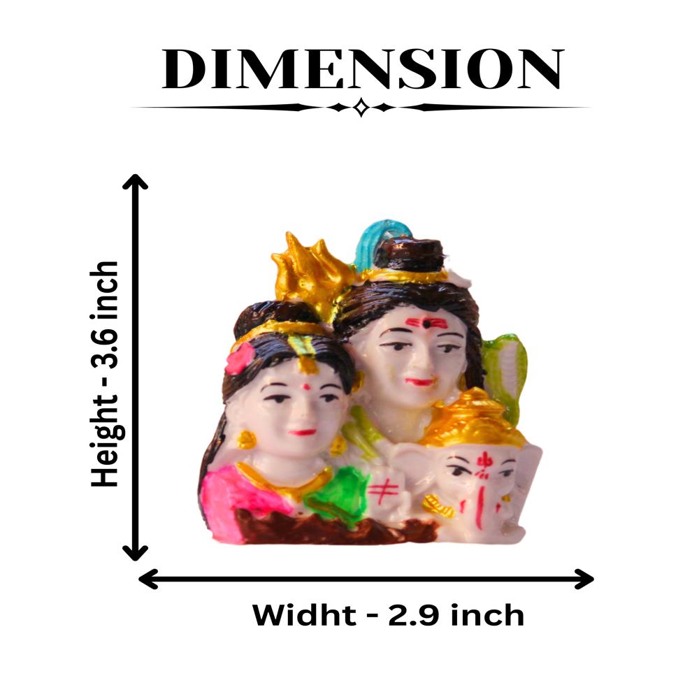 Shiv parivar marble finish