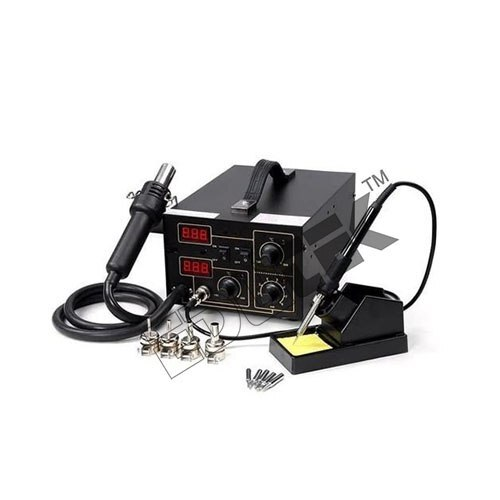 SOLDERING & DESOLDERING STATION (WITH AUTOMATIC VACCUME SUCTION DESOLDERING PUMP)