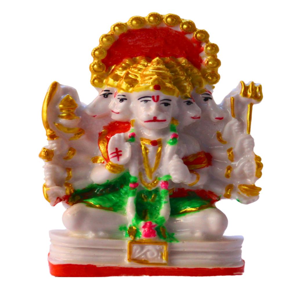 Panchmukhi Hanuman Marble Finish