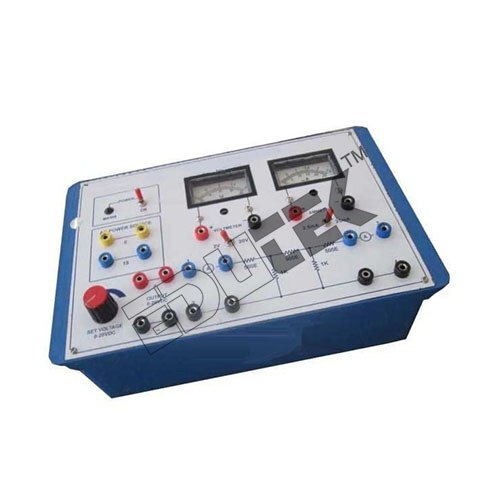 PHOTO TRANSISTOR CHARACTERISTICS APPARATUS WITH ALUMINUM PANEL & SQUARE METERS
