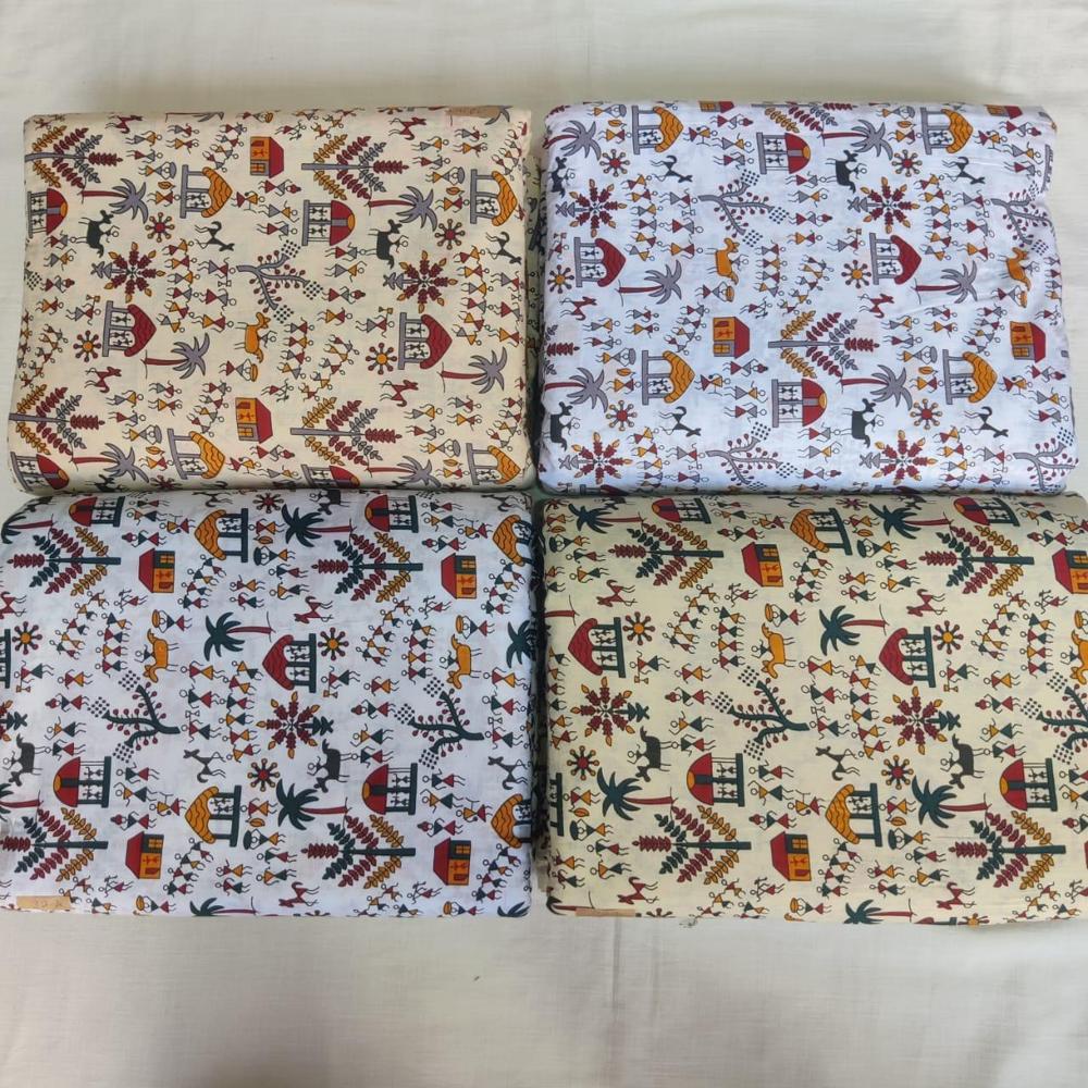 Hand block Prints fabric