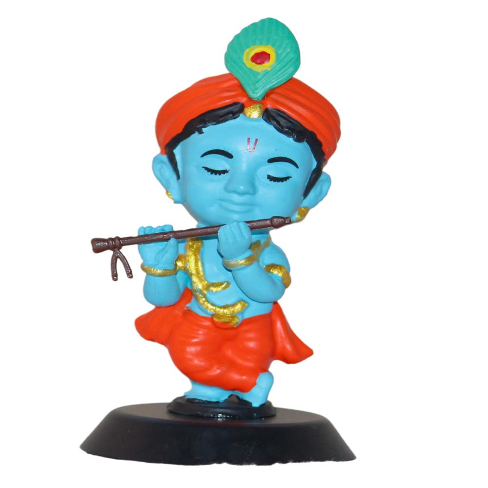 Miniature krishna blue tone