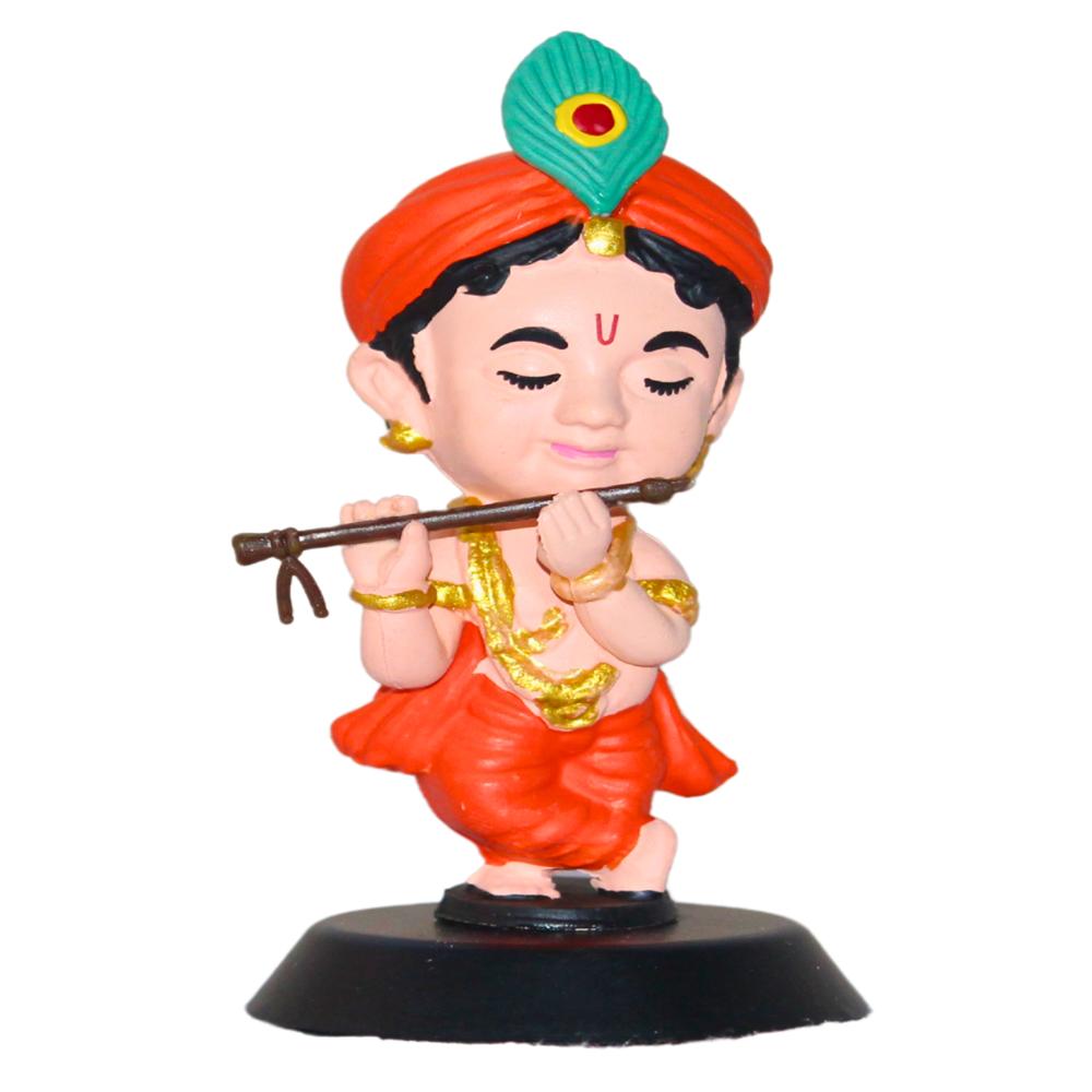 Miniature krishna orange