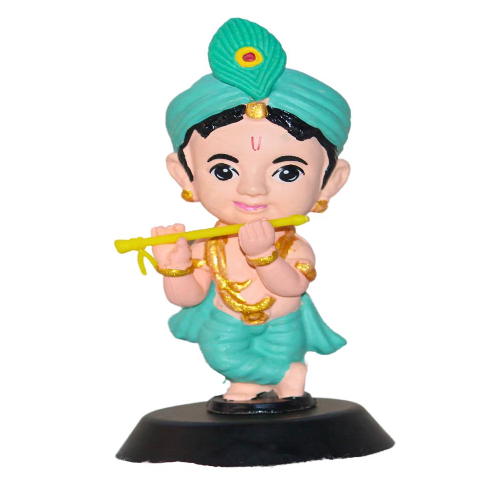 Miniature krishna ankh open skyblue