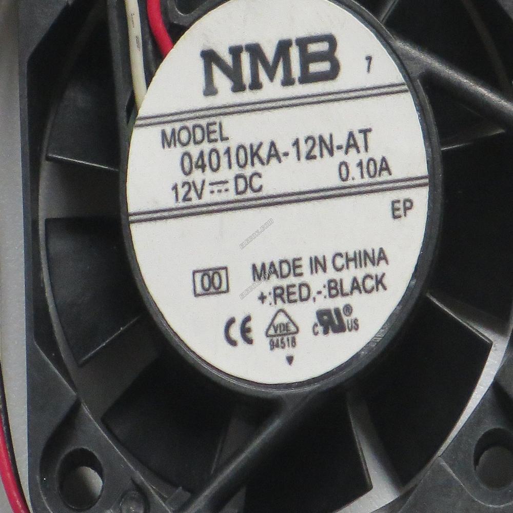 NMB MAT 04010KA-12N-AT 12V DC 0.10A 3wires 4028mm BALL PLASTIC Industrial Axial Cooling Fans