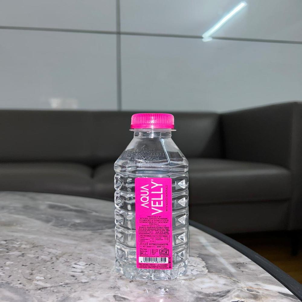 200 ML Aquavelly Square Water Bottle