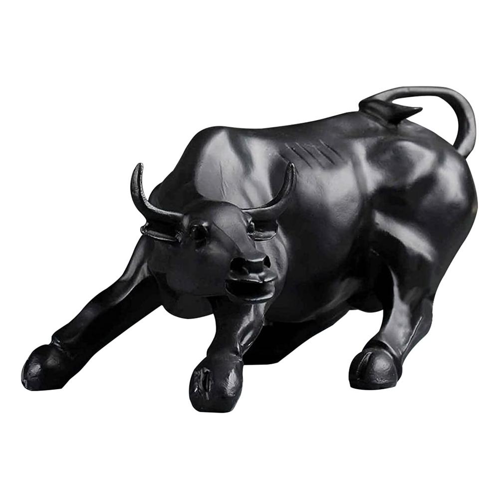 Share market bull black