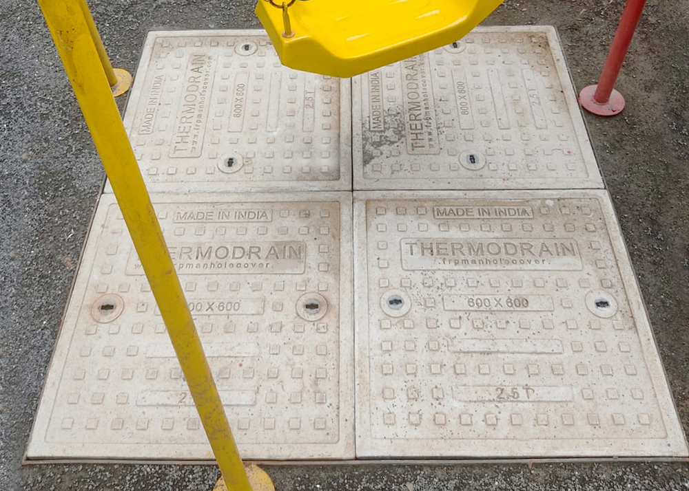 Thermodrain Multiple Covers With Frame - Color: Off White