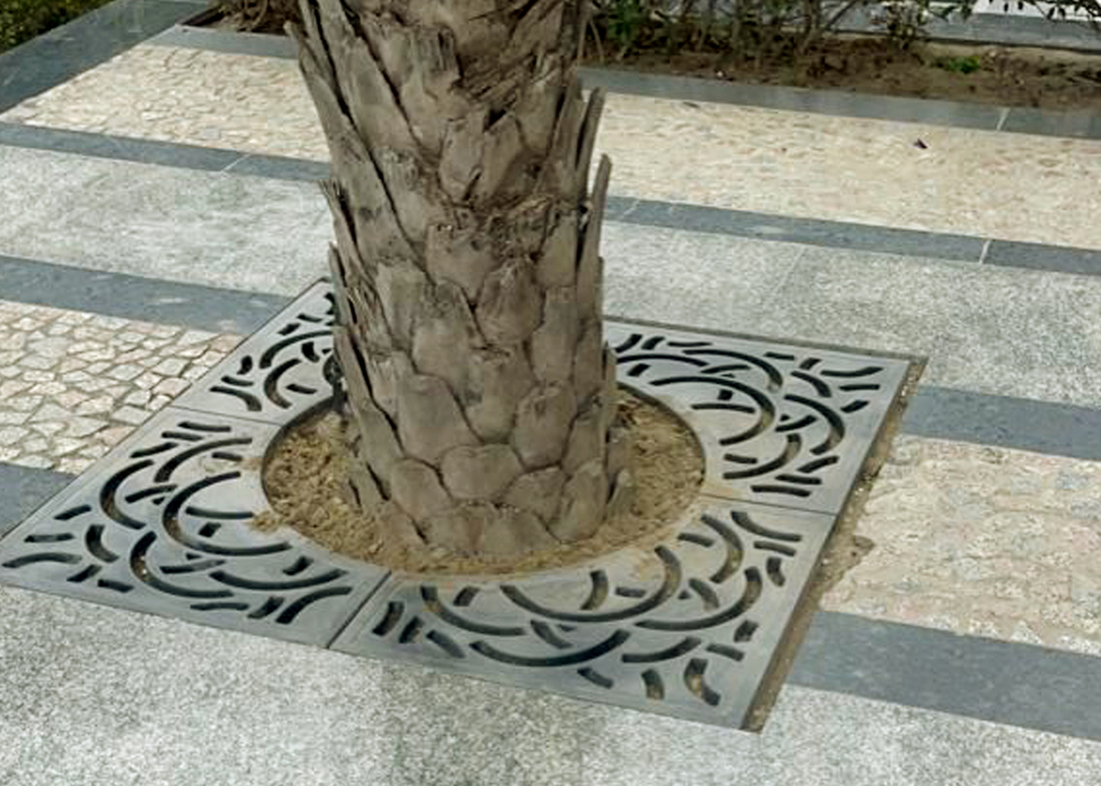 Thermodrain Tree Gratings - Application: Tank