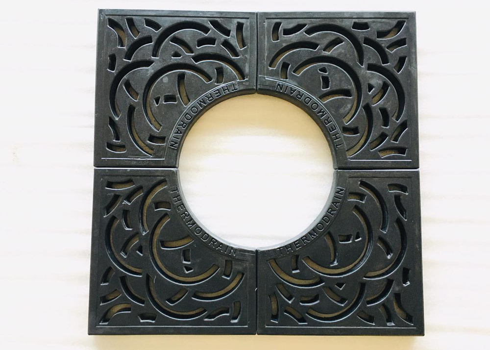 Thermodrain Tree Gratings - Application: Tank