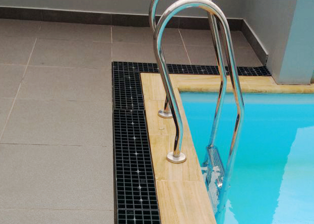 Thermodrain Gratings - Application: Tank