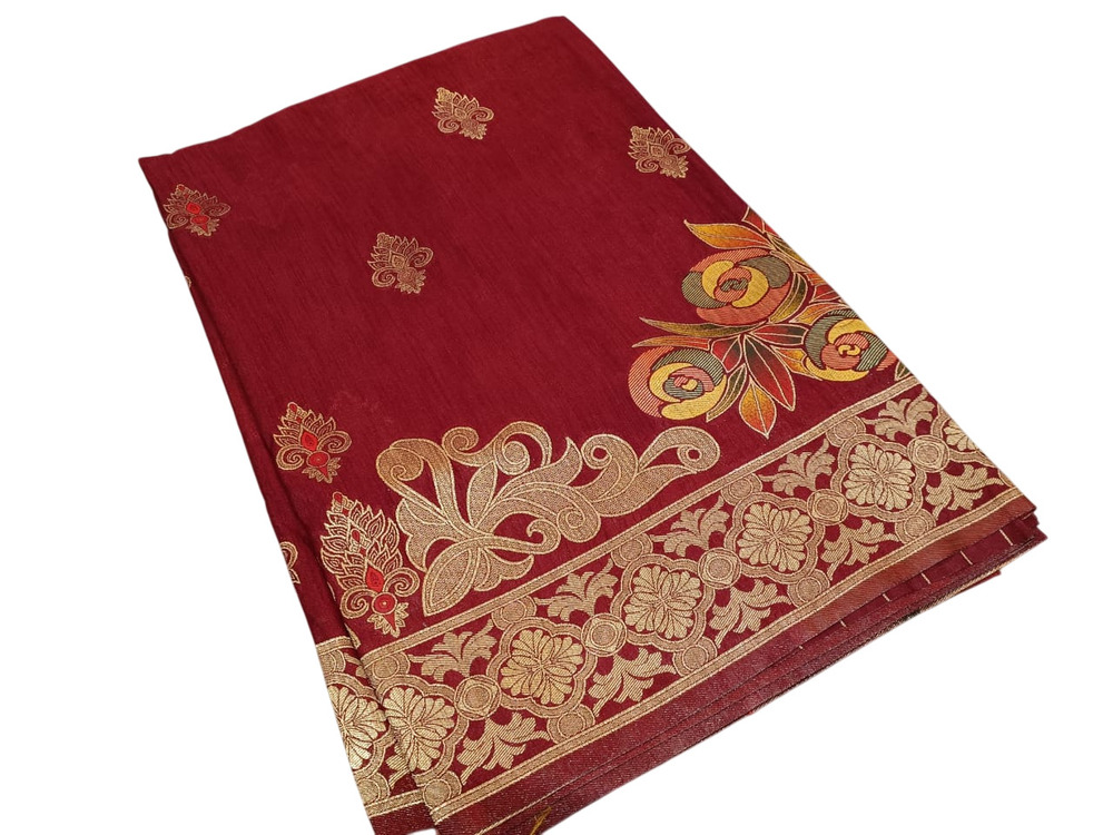 Meena Zari Work Banarasi Dola Silk Saree