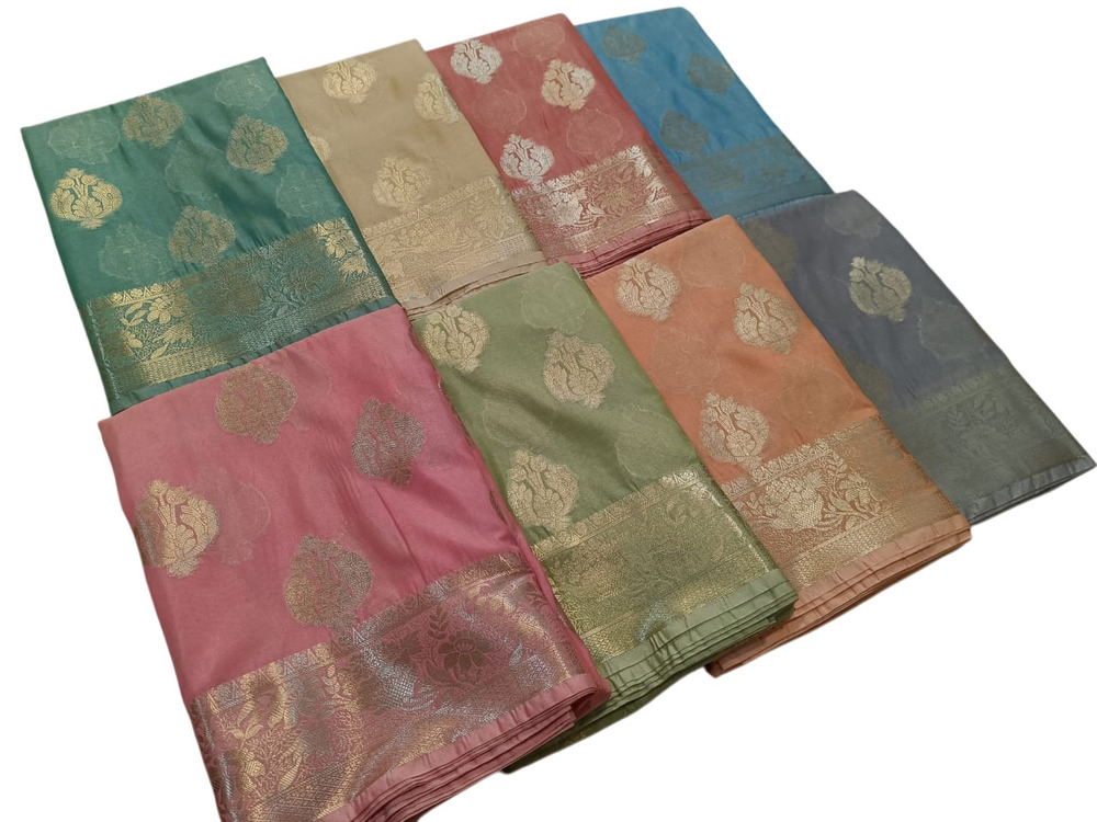 Zari Border Banarasi Fancy Silk Saree