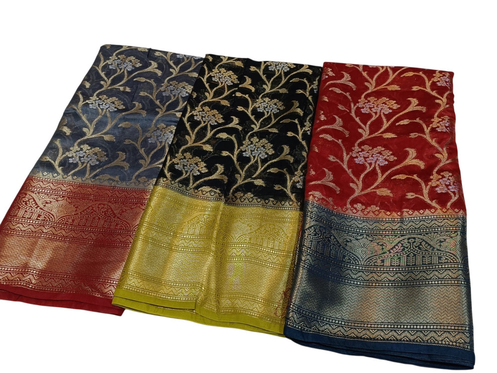 Zari Work Munga Silk Saree