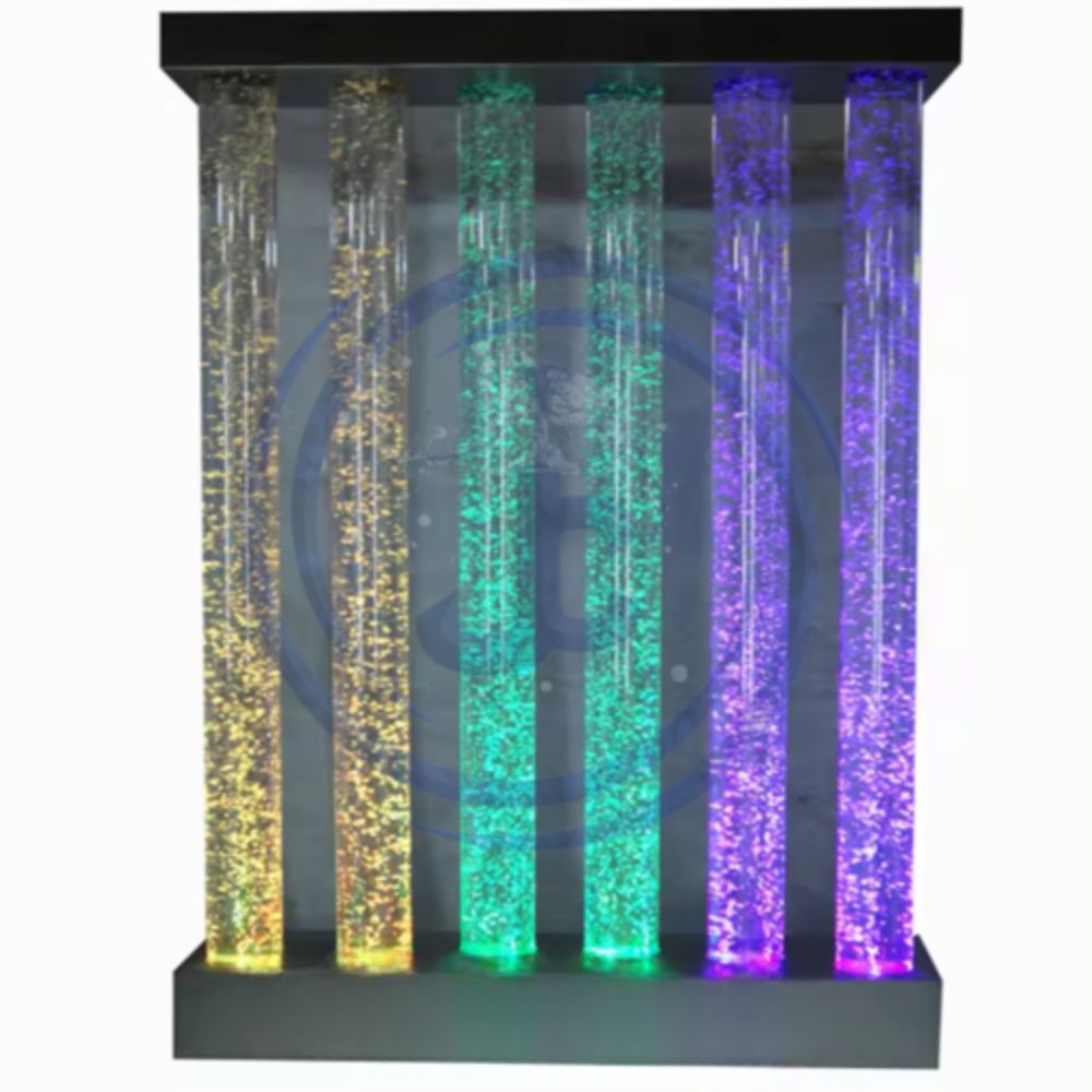 Acrylic Bubble Wall Pillar - Color: Multicolor