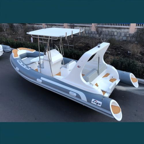 Liya 5.8m Inflatable Rubber Boat Rigid Inflatable Boats - Capacity: 1345 Kg/hr
