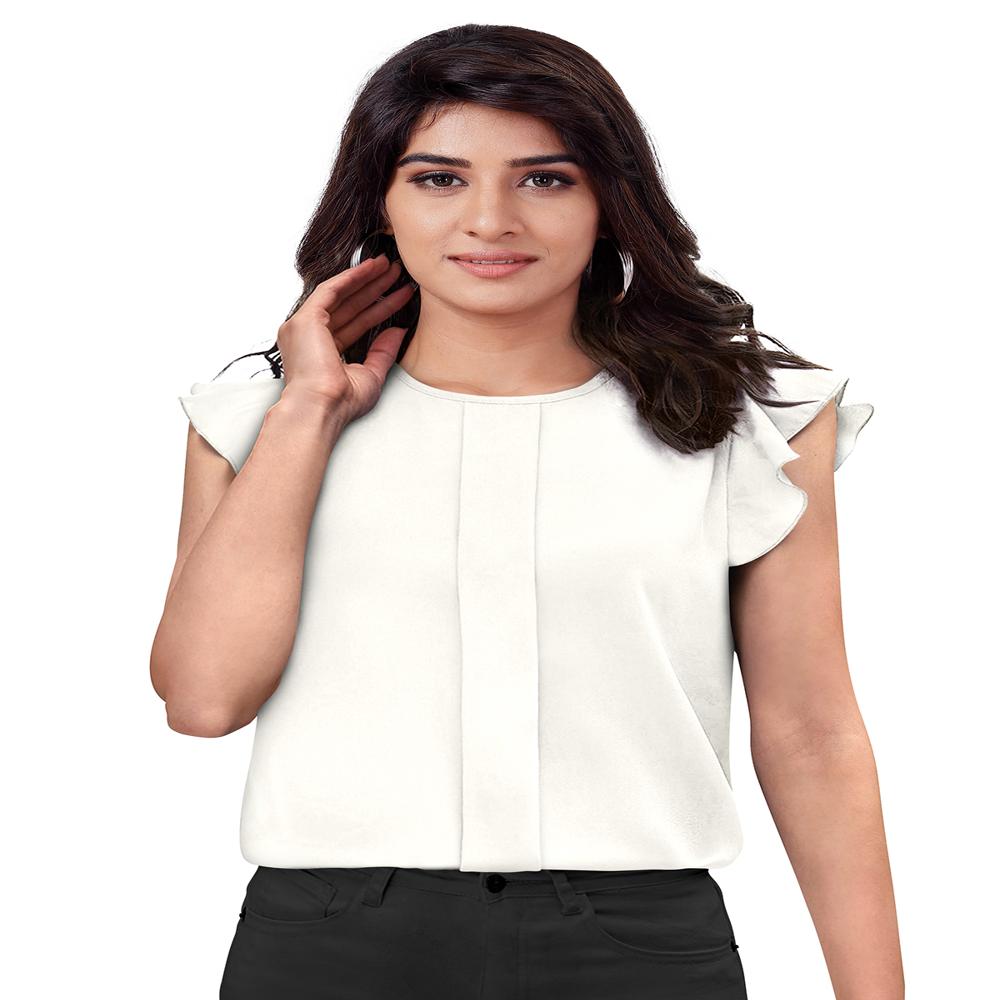 Solid Beige regular top