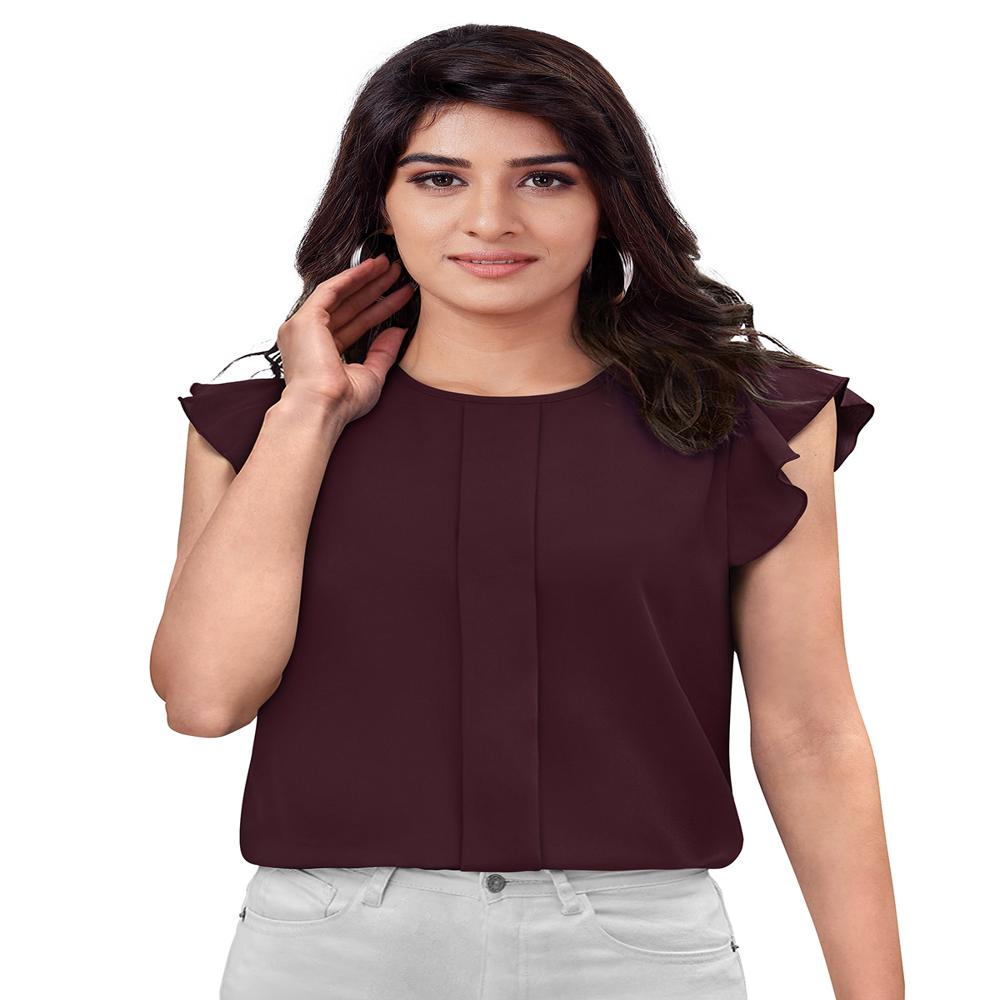 Solid Beige regular top