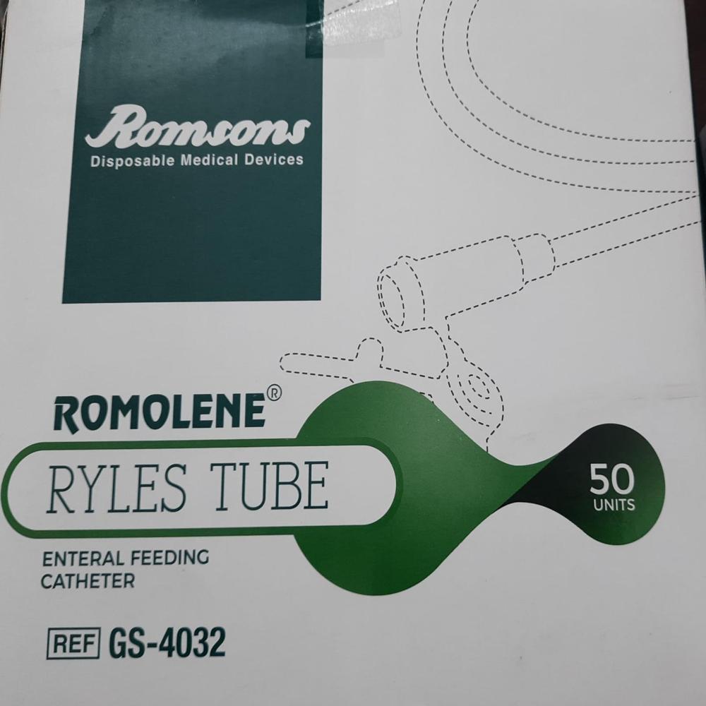 Ryles Tube  Romoline 12 Fg - Dimension (l*w*h): 105 Cm  Centimeter (cm)
