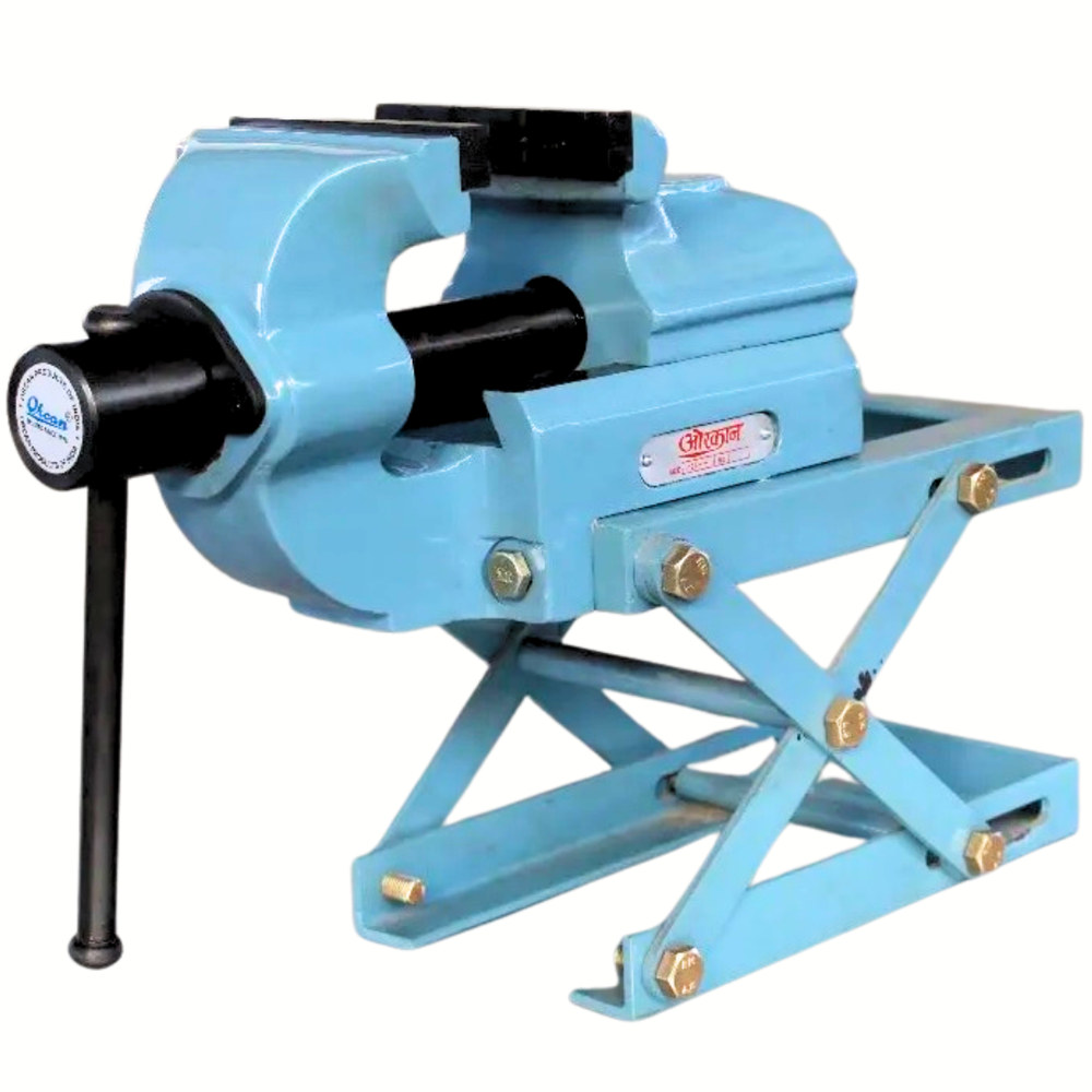 Height Adjustable Stand Bench Vice 5 Inch Jaw 