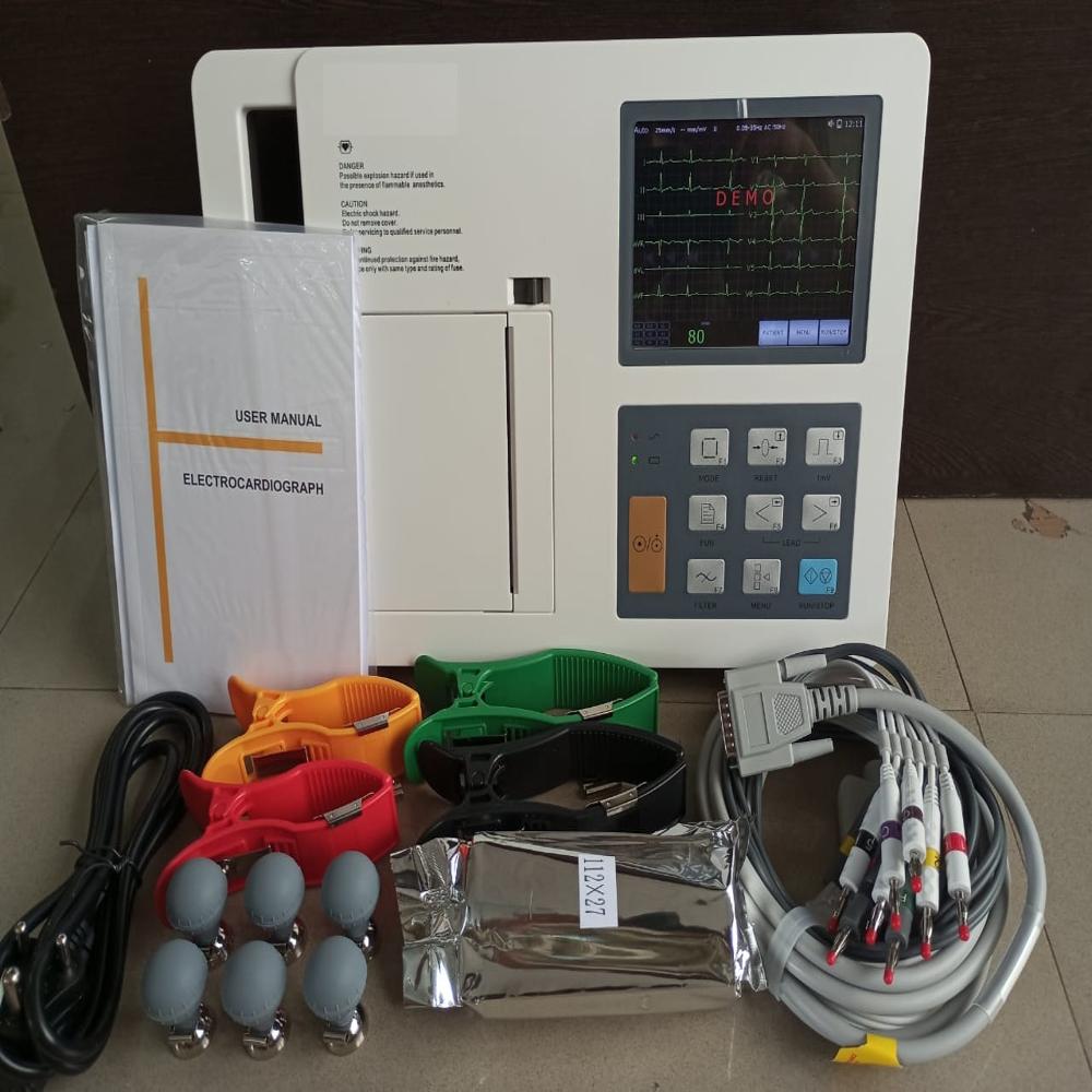 6 Channel ecg machine