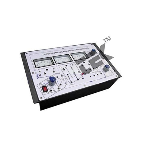 OPTO ELECTRONIC DEVICES CHARACTERISTICS (LED, LDR, PHOTO TRANSISTOR & PHOTO DIODE) WITH ALUMINUM PANEL & SQUARE METERS