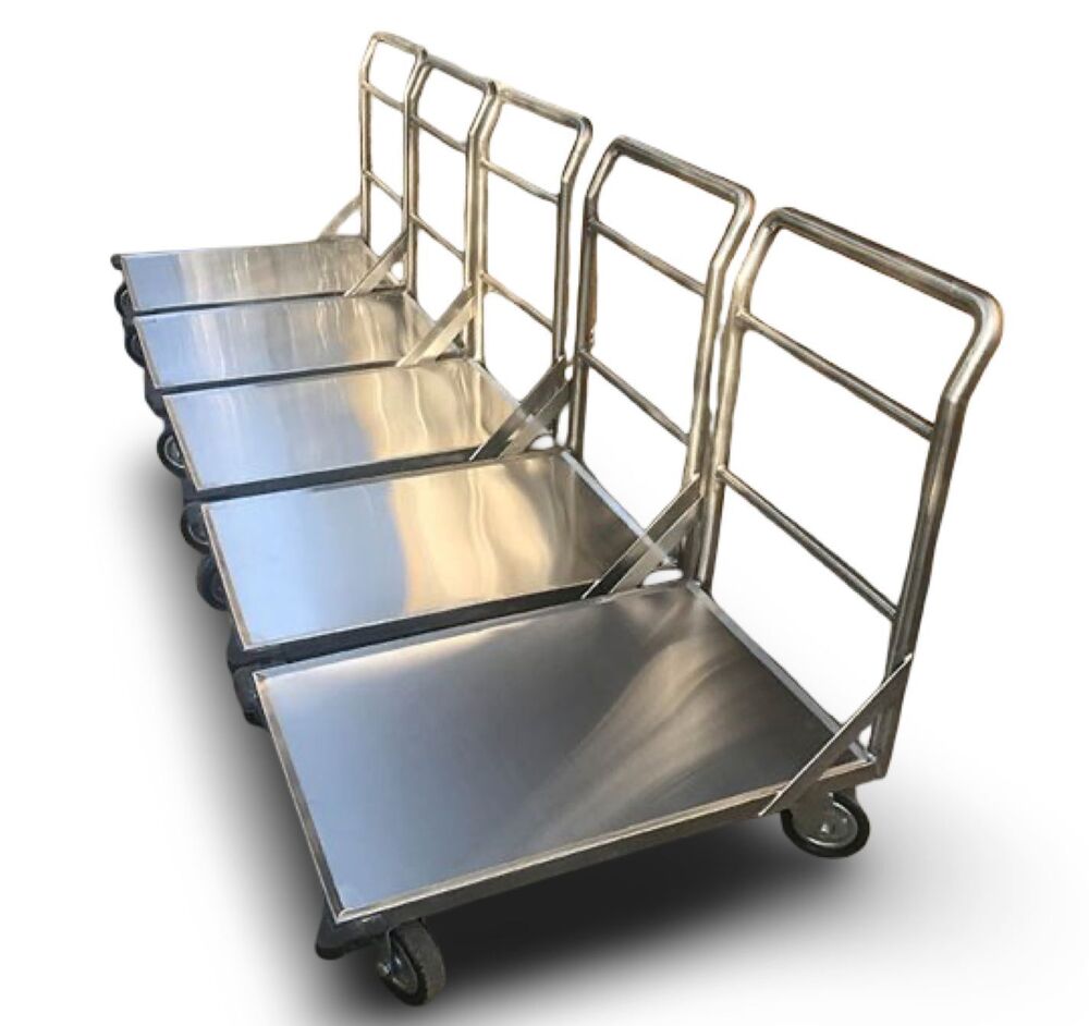 Platform Trolley - Color: Silver