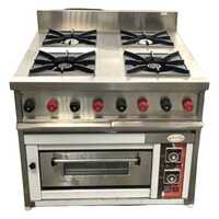 4 Burner Continental Range With Oven Below