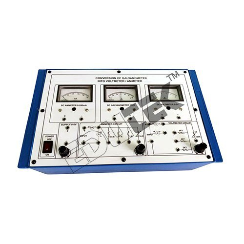 CONVERSION OF GALVANOMETERS INTO VOLTMETERS & AMMETERS WITH  ALUMINUM PANEL & SQUARE METERS