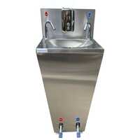 Single Sink Unit With Hot And Cold Provision