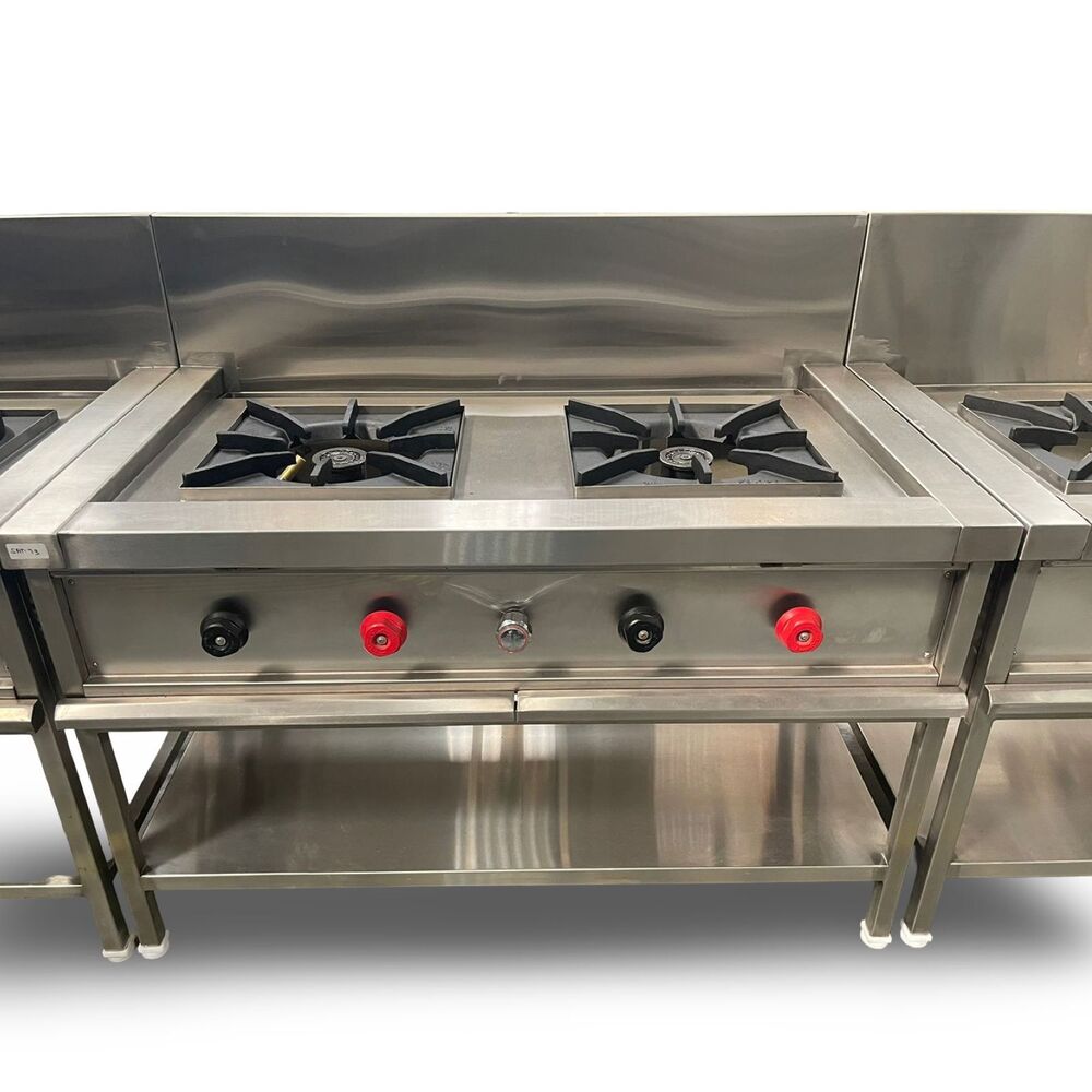 2 Burner Gas Range - Color: Silver