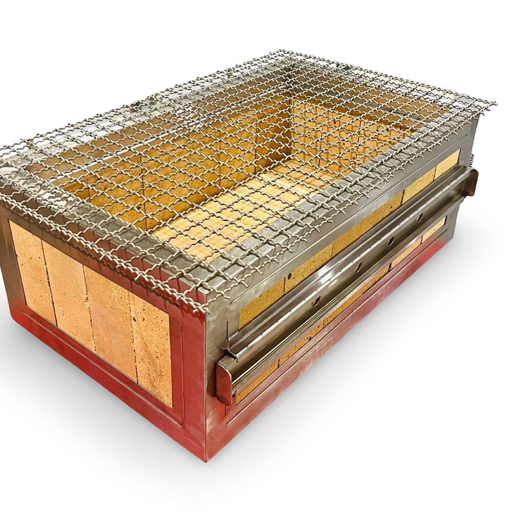 Silver Stainless Steel Hibachi Grill - Power Source: Gas