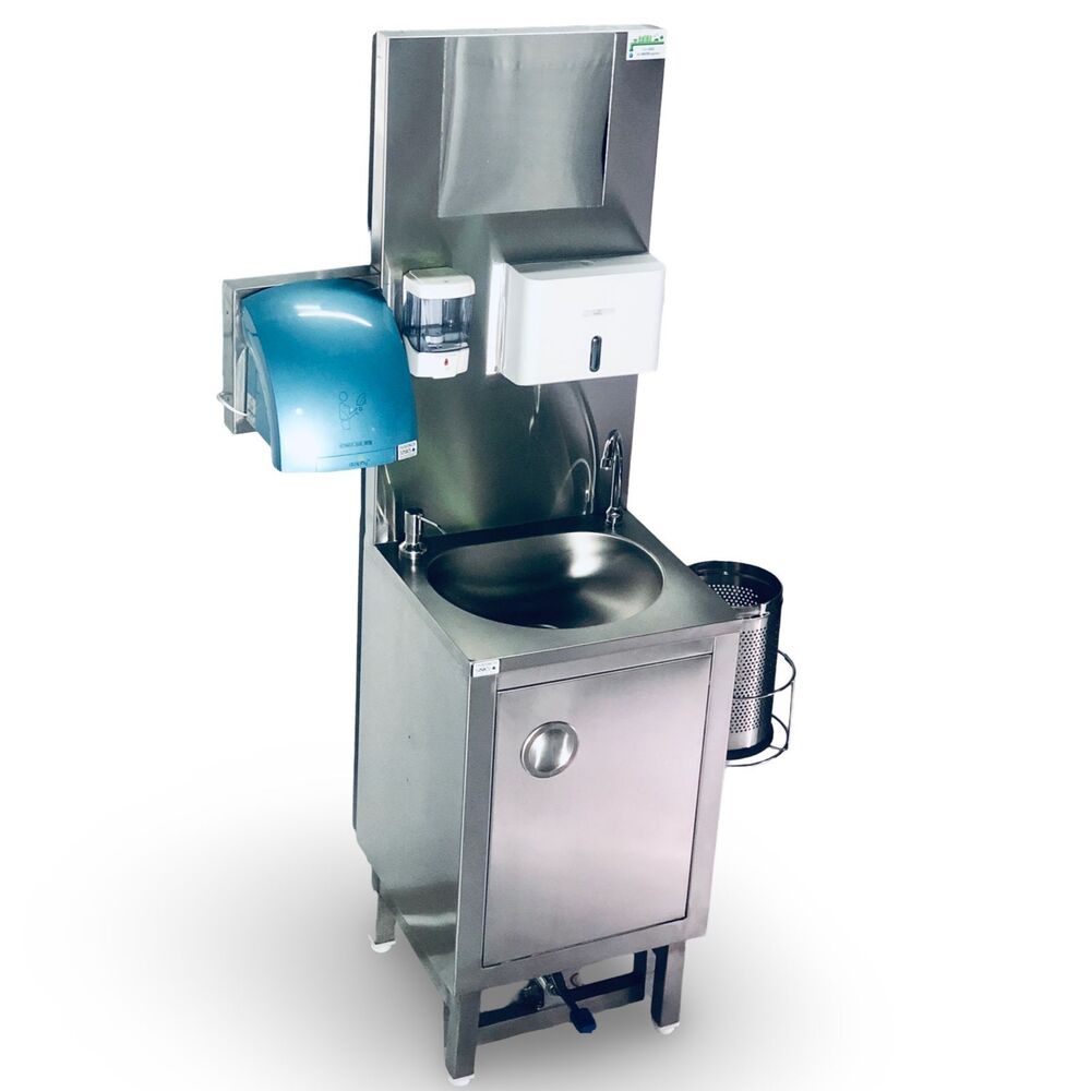 Ss Foot Operated Hygiene Station - Color: Silver