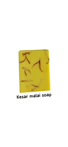 Turmeric And Kesar Soap - Color: Yellow