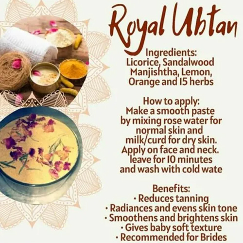 Herbal Ubtan Powder - Grade: A
