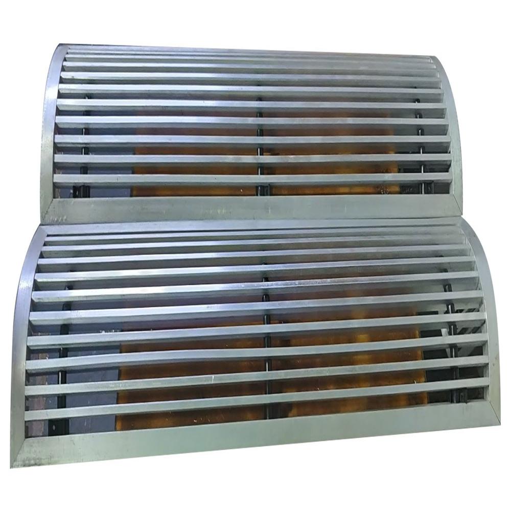 Aluminium Powder Coated Curve Grill